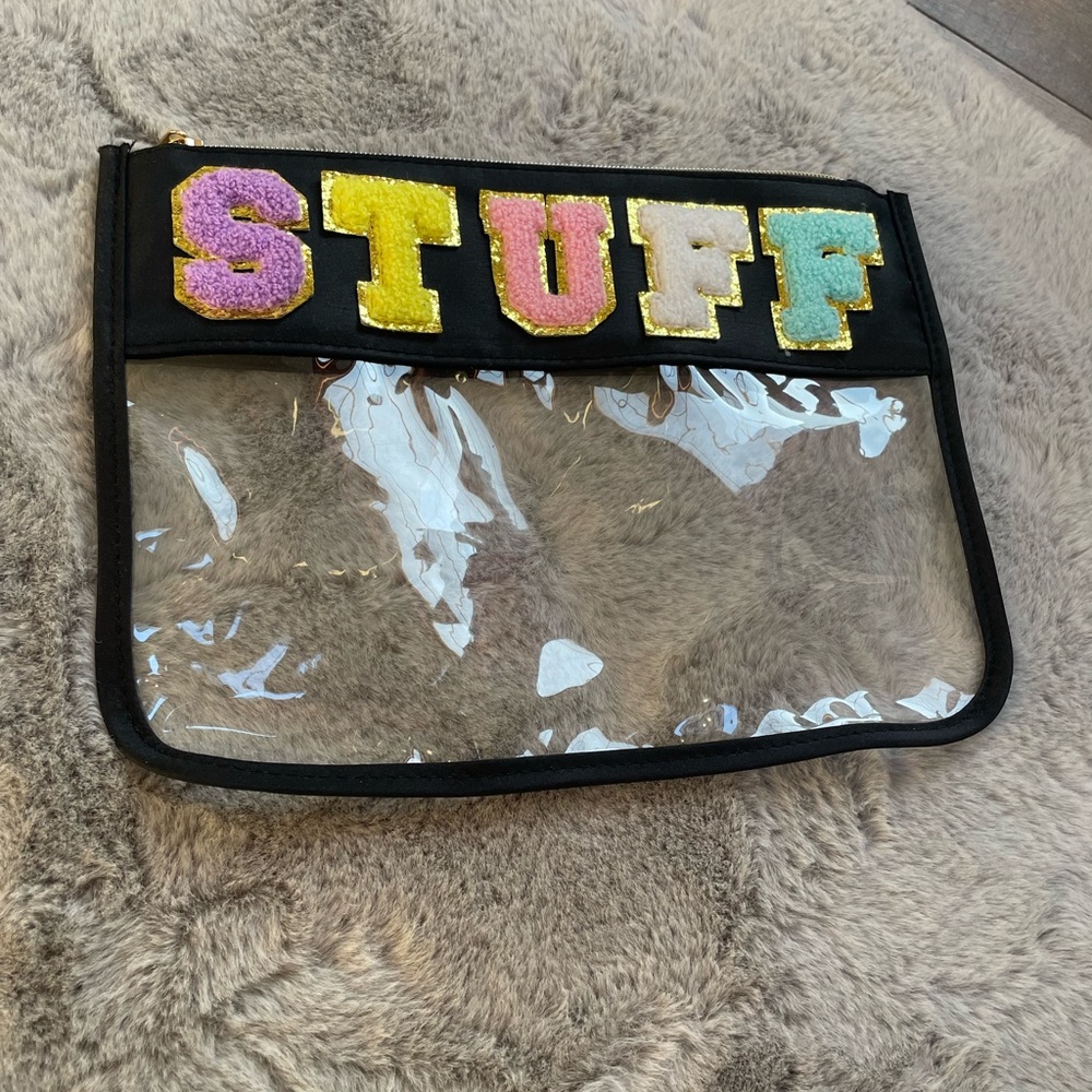 “Stuff” zipper pouch